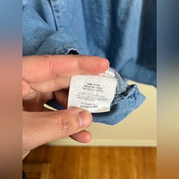 Ombré chambray cotton dress from Luxology, like new condition! - Picture 5 of 7